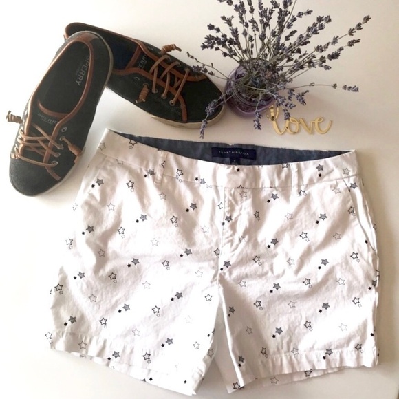 Tommy Hilfiger Blue Stars Preppy Shorts - Picture 1 of 8